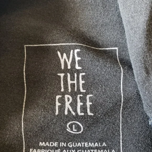 We the Free Slouchy Cowl Neck Shirt Large - Picture 3 of 3